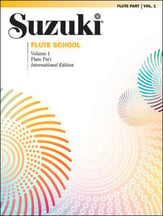 SUZUKI FLUTE SCHOOL #1 Flute Book - International Edition cover